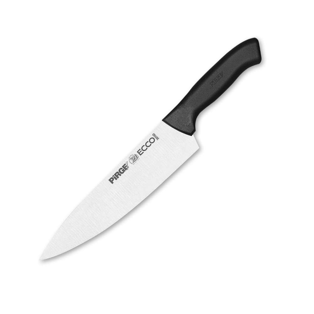 סכין שף חלקה 21 ס"מ ECCO - ידיות במגוון צבעים - אדומה | EQUIP
