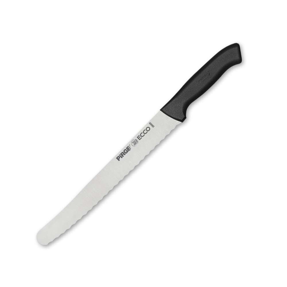 סכין פריסה משונן 22.5 ס"מ ידית שחורה ECCO | אקיפ
