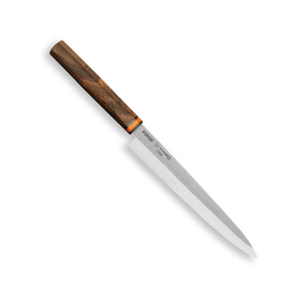 סכין סושי 30 ס"מ ידית עץ | אקיפ