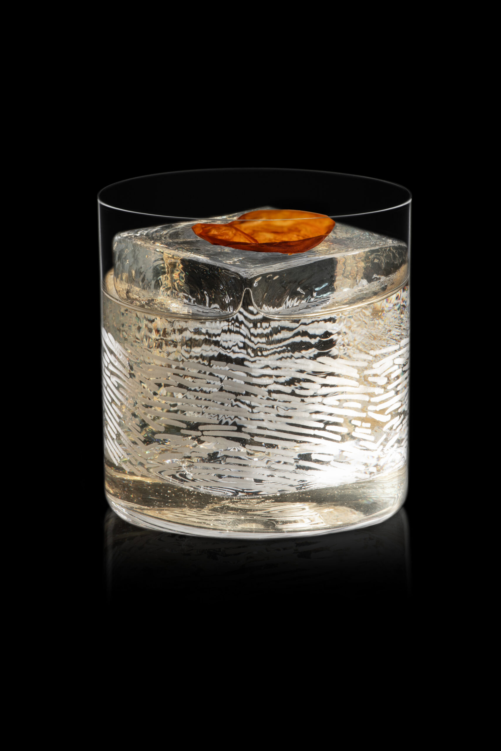 סט 6 כוסות קריסטל לקוקטייל מעוטרות 285 מ"ל TRIBUTE ROCK GLSS